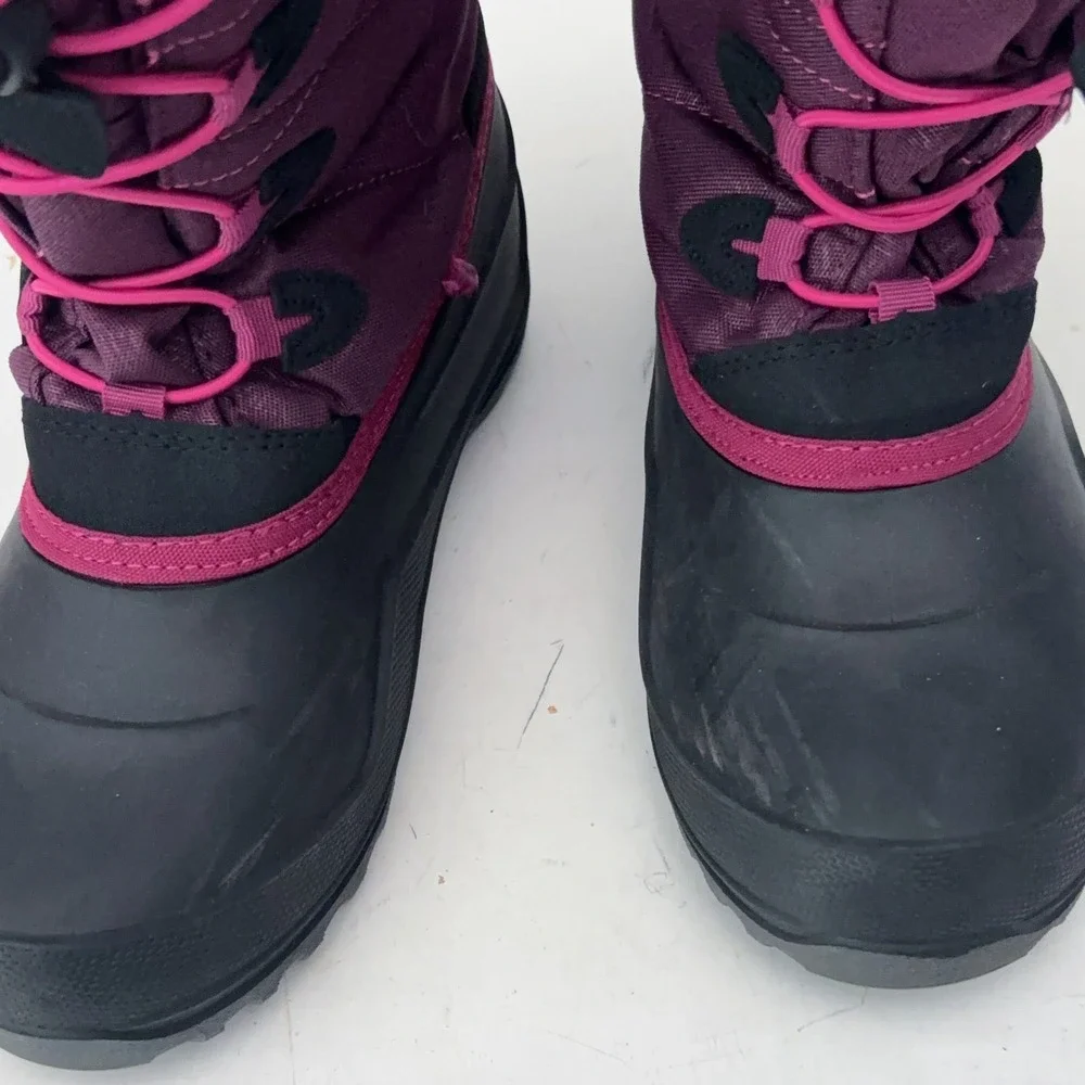 Kamik Momentum 3 Snow Boots Womens 7 Purple Winter Faux Fur Insulated Waterproof